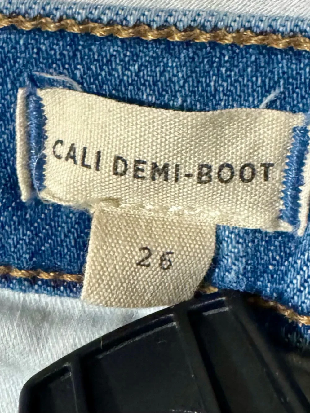 Madewell Cali Demi Boot Jeans 26‎ Crop Flare Stretch Dorrance Wash TENCEL™ Denim